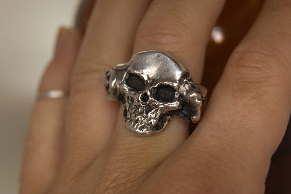 Peace in the Valley Skull Ring