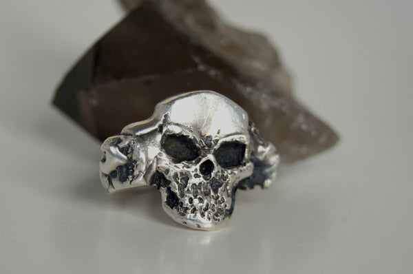 Peace in the Valley Skull Ring